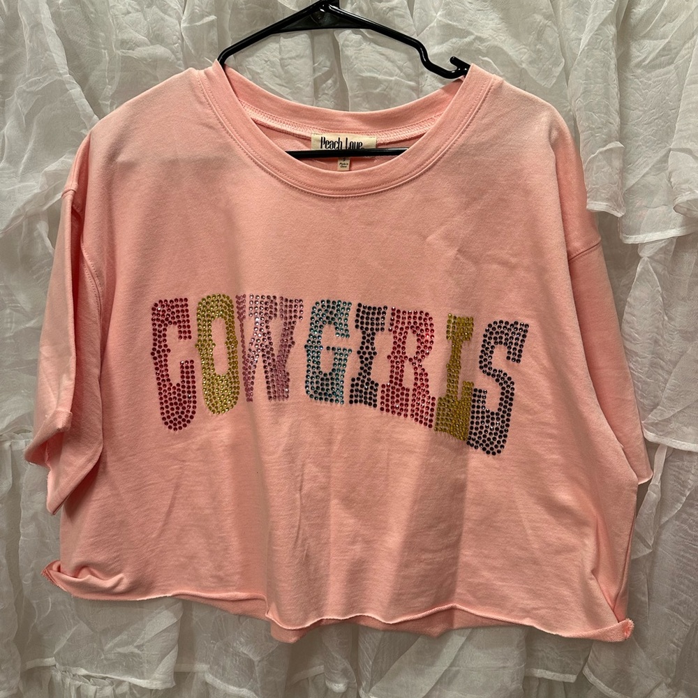 Excellent condition small cowgirls crop top